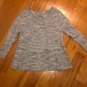 Lucky brand gray knit sweater